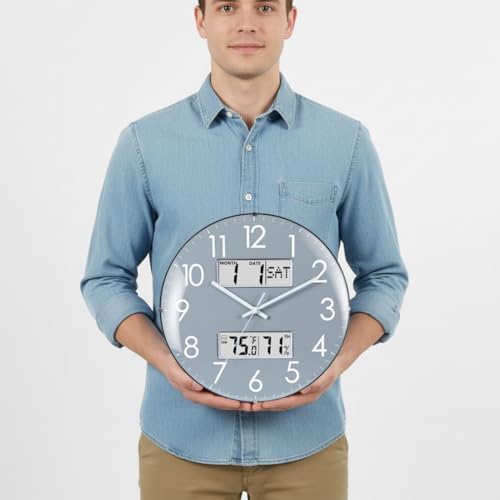 Nbdeal 13-Inch Analog Silent Wall Clock - Image 5