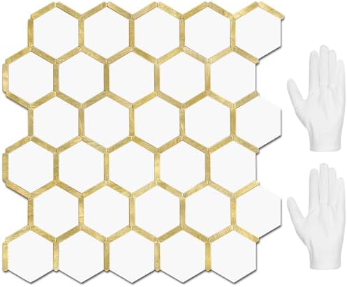 STICKGOO Hexagon Peel and Stick Backsplash Tile, Stick on Backsplash by STICKGOO