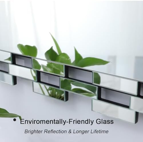Chende Wall Mirror for Living Room Decor, Elegant Accent Mirror for Entryway - Image 4