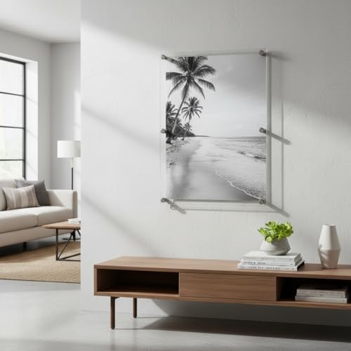 Azar Displays, Floating Acrylic Wall Frame - Image 3