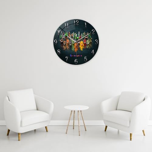 Kitchen Wall Clocks Battery Operated 14 Inch - Image 3