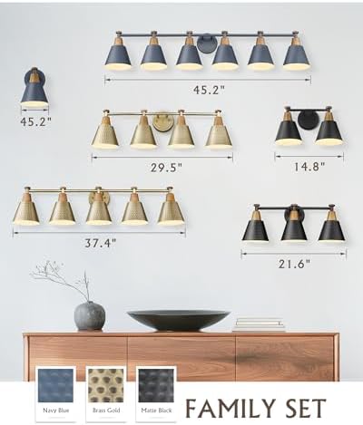 FEMILA Bathroom Light Fixtures, Modern Bathroom Vanity Light - Image 7