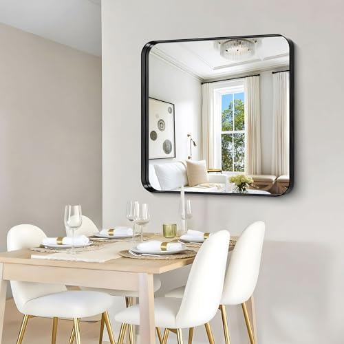 CIRCUMI Black Bathroom Mirror - Image 6