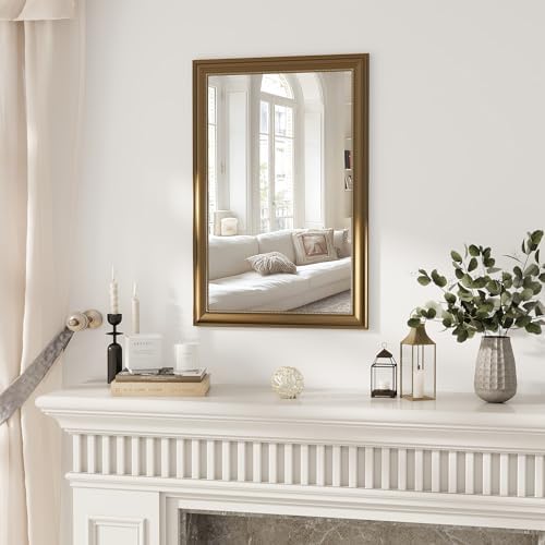 Axeman 24x36 Rectangular Wall Mirror, Decorative Bathroom Mirror, Traditional by Axeman