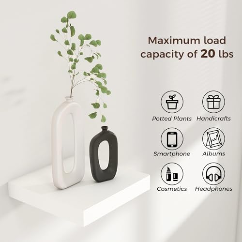 Venusmiles 8"x8" Square Floating Shelves - Image 4