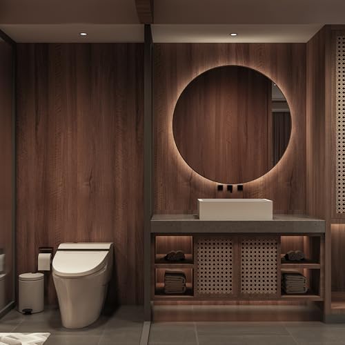 Large Walnut Wood Contact Paper Peel and Stick Wood Wallpaper Removable - Image 5