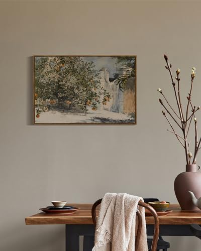 VIYYIEA Vintage Plant Large Framed Wall Art, 20x30 Inch Canvas Print Artwork - Image 2