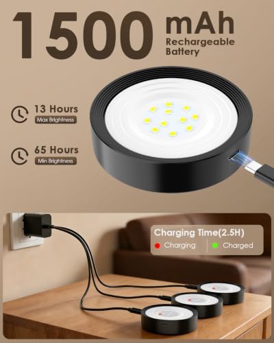 Picture Lights for Wall, Rechargeable Battery Magnetic Wall Lights - Image 4