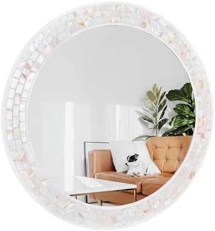 Round Bathroom Mirror 36 Inch by DUQIMOWALLMIRRORS