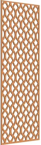 Resort Decorative Pierced Fretwork Wood Wall Panels, 27 3/8"W x 69 3/8"H x 1/4"T by EkenaMillwork