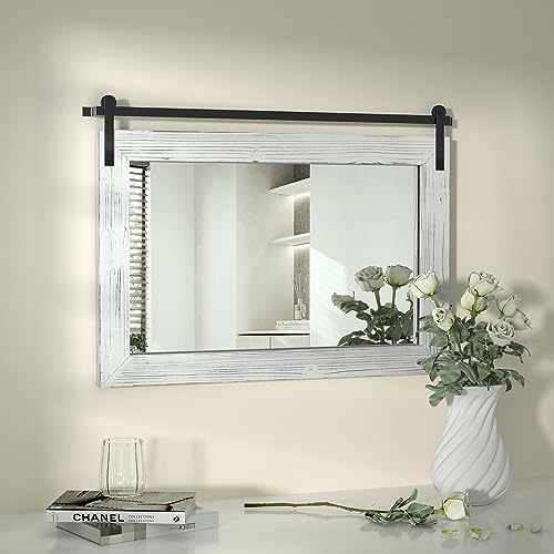 COGOOD Farmhouse Barn Door Mirror - Image 3