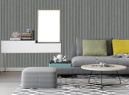 myforHD Wallpaper Peel and Stick Wood Grating Stripe Self-Adhesive Wallpaper - Image 6