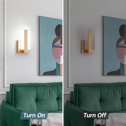Modern Wall Sconces Set of Two, Indoor Wall Mounted Lighting Fixture, 6000K - Image 5