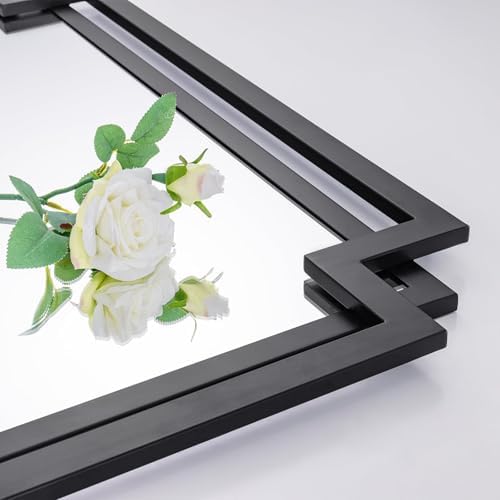 Large Black Mirror for Wall Decor - Image 2