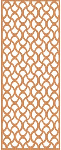Resort Decorative Pierced Fretwork Wood Wall Panels, 33 3/8"W x 84 3/8"H x 3/8"T - Image 2