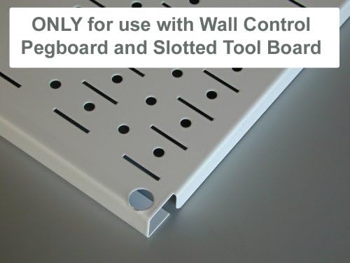 Wall Control Shelf 9in Deep Pegboard Shelf Assembly Pegboard and Slotted Tool - Image 3