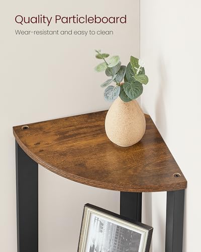VASAGLE 4-Tier Corner Shelf Stand, Modern Ladder Shelf - Image 6