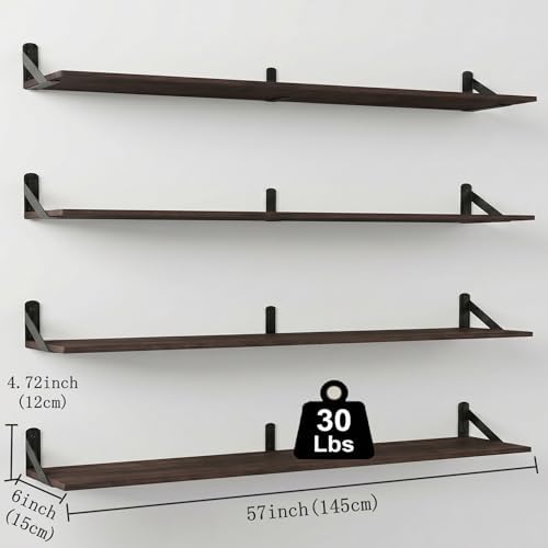 Long Wall Shelf, Large Floating Shelves - Image 3