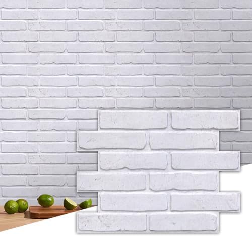 Commomy 3D Faux Brick Wall Panels Peel and Stick by CommomyDecor