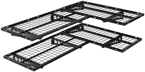 FLEXIMOUNTS 4 Pack 2x4ft Corner Wall Shelving Garage Storage Rack by FLEXIMOUNTS