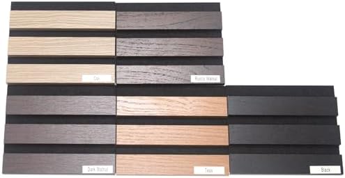 NeatiEase Wood Panels for Wall Color Samples Pack, Soundproof Wood Slat Wall - Image 3