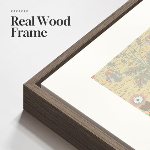 Framed Vintage William Morris Botanical Wall Art Set of 4, 12x12 In - Image 5