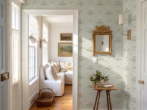Vintage Floral Wallpaper Floral Peel and Stick Wallpaper - Image 6