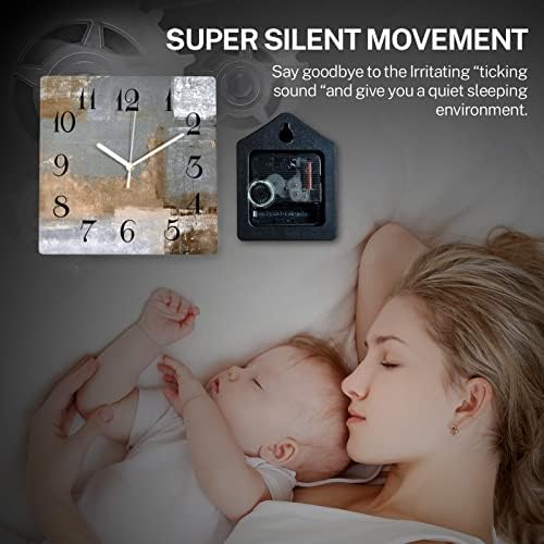 ArtSocket Wall Clock Silent, 12 Inch Painting - Image 2