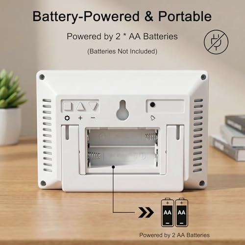 Digital Wall Clock Battery Operated - Image 3