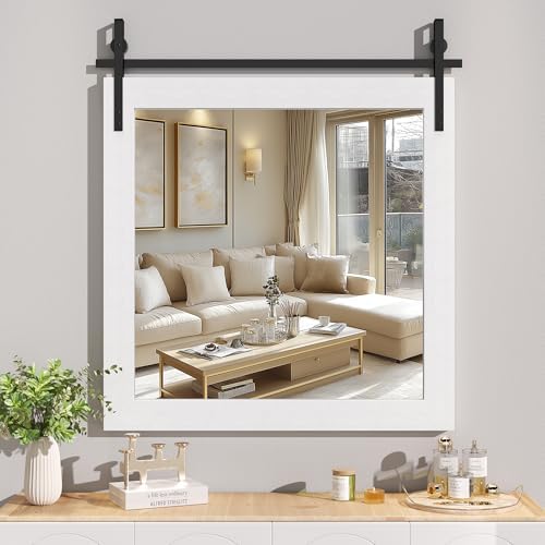 Hasipu Farmhouse Bathroom Mirror - Image 2