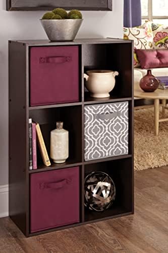 ClosetMaid Cubeicals 6 Cube Storage Shelf Organizer Bookshelf, Vertical or - Image 6