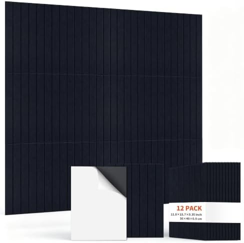 TO-TH Soundproof Wall Panels Self-Adhesive Acoustic Panel 12Pack by TO-TH