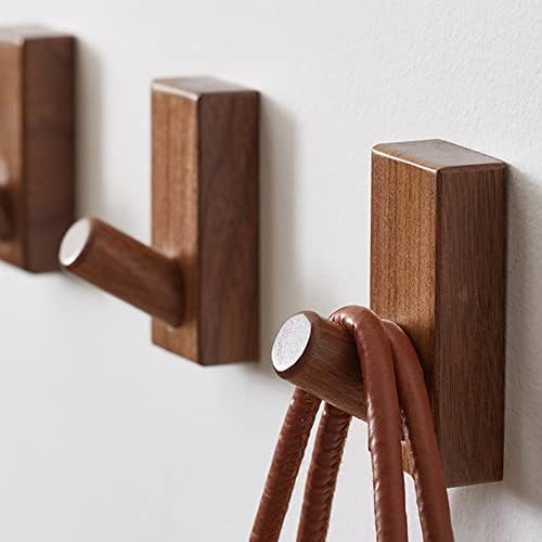 QUELLANCE Wood Coat Hooks Wall Mounted by WelcometoQuellance