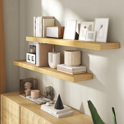 48 Inch Floating shelves for Wall, 8 Inch Deep, Invisible Brackets - Image 2