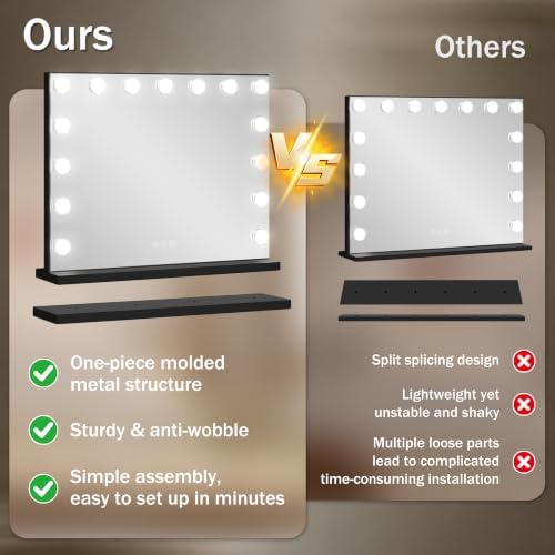 Vanity Mirror with Lights Lighted Makeup Mirror with Dimmable LED Bulbs - Image 5