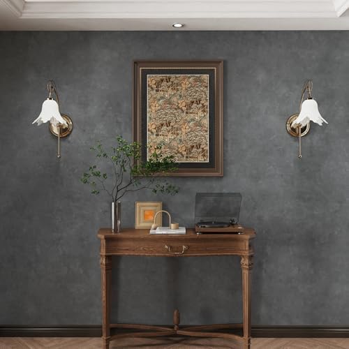 3yecao Thick Grey Concrete Wallpaper Peel and Stick Concrete Contact Paper - Image 5