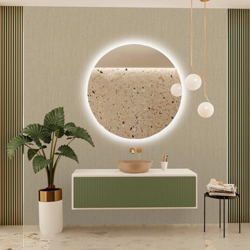 Grasscloth Peel and Stick Wallpaper Beige Brown Vinyl 16in x 197in - Image 3