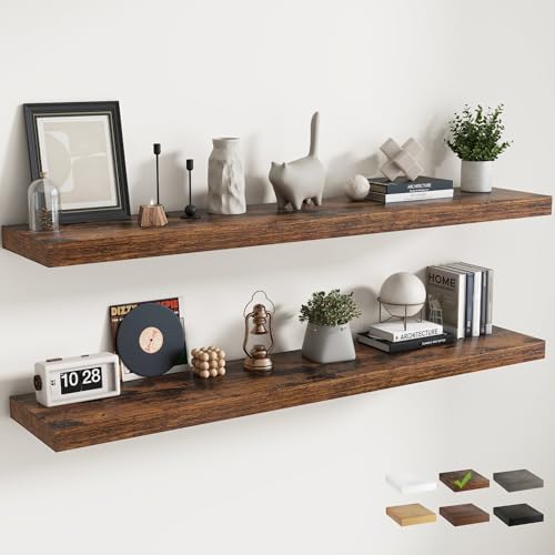 72 Inch Floating Shelves for Wall by Marsmiles