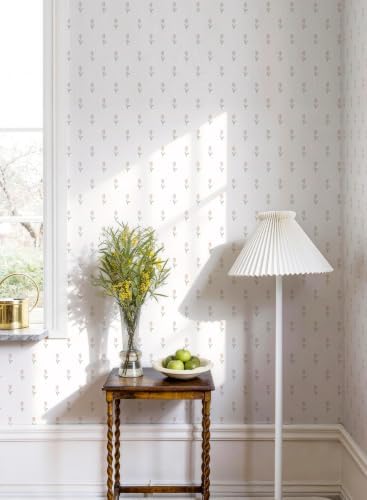 Simon&Siff Vintage Floral Wallpaper Peel and Stick 17.3" x 120" - Image 3
