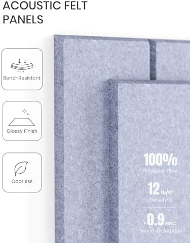 Fluxynara 48" x 36" Large Felt Bulletin Board，Lavender - Image 4