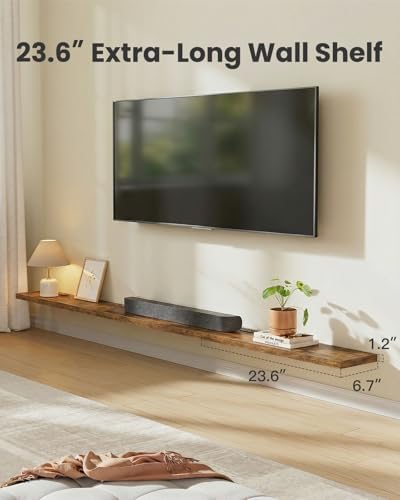 Amada 23.6" Floating Shelves for Wall Decor & Storage - Image 4