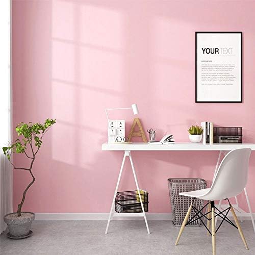 practicalWs Pink Self-Adhesive Wallpaper Film Stick Paper Easy to Apply - Image 3