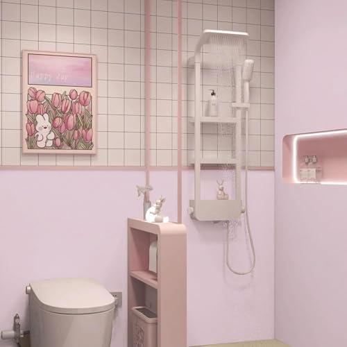 Light Pink Peel and Stick Wallpaper Self-Adhesive Contact Paper Not Torn - Image 6