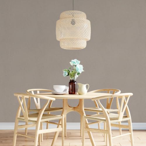 Yun-aeon Khaki Grasscloth Peel and Stick Wallpaper Texture Contact Paper - Image 7