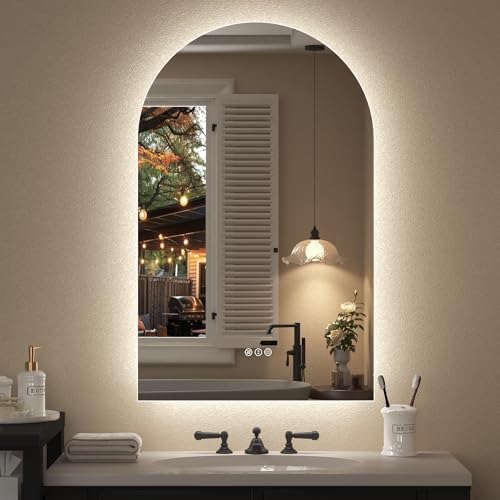 20x32 Inch Backlit Arched LED Bathroom Mirror by VANLIOBathroomMirror