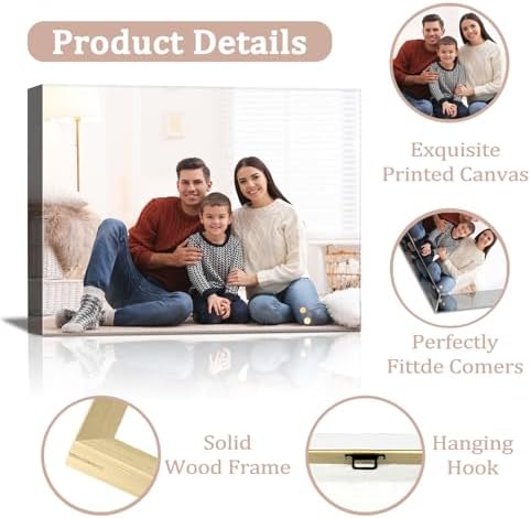 Canvas Prints with Your Photos, Ship Next Day Custom Wall Art - Image 6