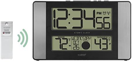 La Crosse Technology 513-1417AL-INT Atomic Clock w Outdoor Temp - Image 4