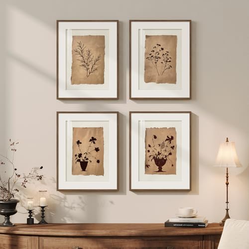Framed Vintage Botanical Plant Wall Art - Image 3