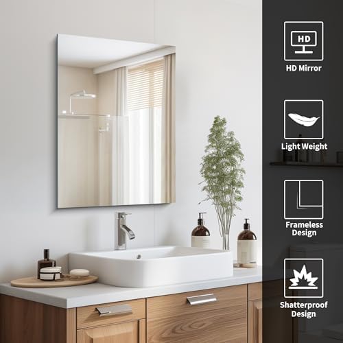 CILIBER Frameless Mirror, 18x24 Mirrors - Image 5