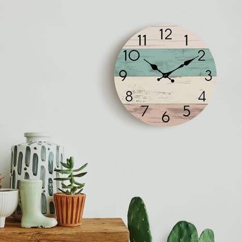 KECYET 8 Inch Wall Clock, Silent Battery Operated Analog Clock - Image 3